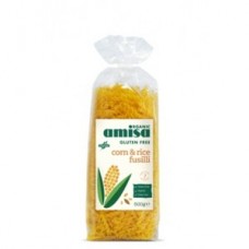 Pasta de maíz y arroz orgánico sin gluten 500g | Amisa
